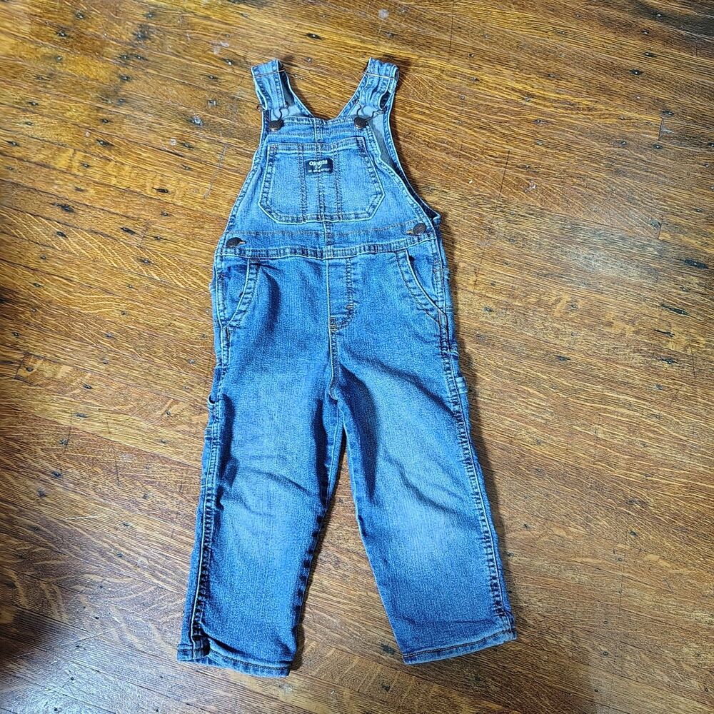 Oshkosh Denim Overalls Kids Size 3T/T679